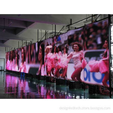 P10mm paineis de LED flexible soft led screen